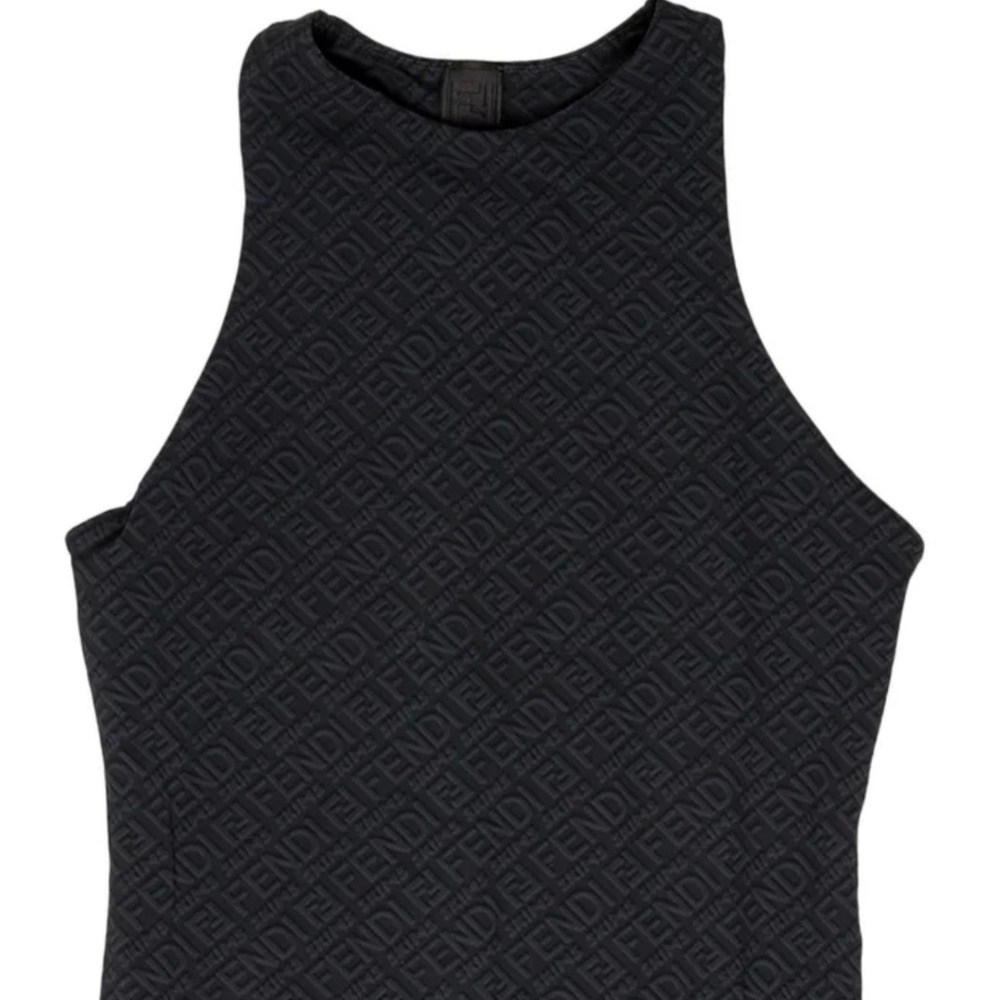 Skims fendi sleeveless black bodysuit size S